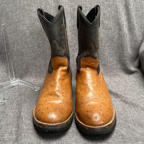 Smoky Mountain Ostrich Mid Boots Cowboy Women’s 6 - Picture 3 of 17